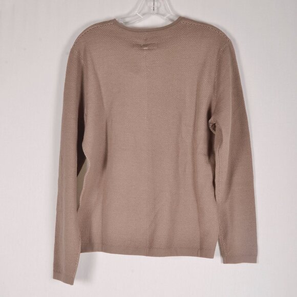 rag & Bone Bennet Wool Crewneck Sweater in Desert - Picture 6 of 7